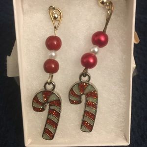 OOAK Handmade Christmas earrings